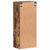 vidaXL Badkamer wandkast TULUM Gerookt eiken 37 x 24,5 x 86 cm
