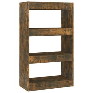 vidaXL Boekenkast/kamerscherm 60x30x103 cm bewerkt hout gerookt eiken
