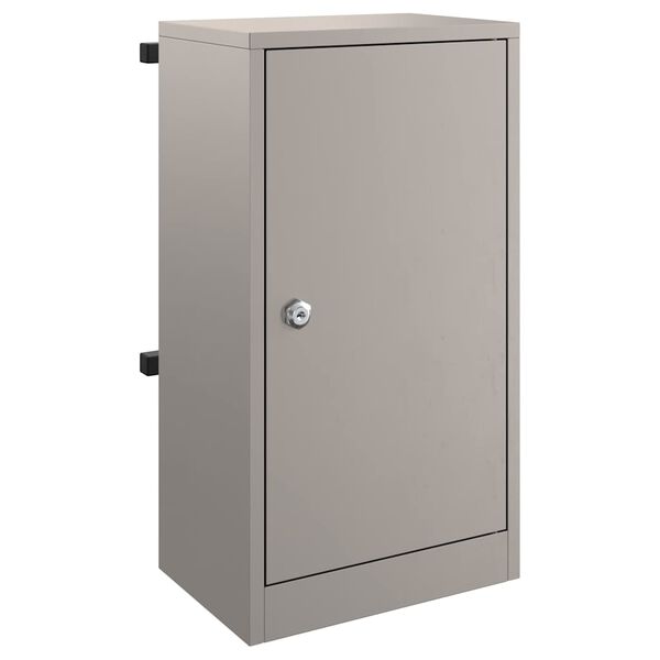 vidaXL Brievenbus met opslag Roestig 30 x 20 x 55 cm Cortenstaal