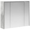 vidaXL Badkamer spiegelkast Beton Grijs 73,5 x 16 x 62,5 cm