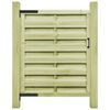 vidaXL Poort 100x125 cm ge&iuml;mpregneerd grenenhout groen