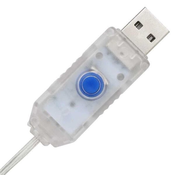 vidaXL Kerstboom met 120 LED Warmwit 120 cm PET