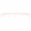 vidaXL Bedframe massief grenenhout wit 140x200 cm
