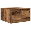 vidaXL Salontafel met lades 70,5x70x40 cm oud hout