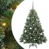 vidaXL Kunstkerstboom met 150 LED met standaard Groen 150 cm PE en PVC