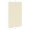 vidaXL Pliss&eacute; rolgordijn 115x200cm stofbreedte 114,4cm polyester cr&egrave;me
