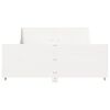 vidaXL Bedframe zonder matras massief grenenhout wit 140x200 cm