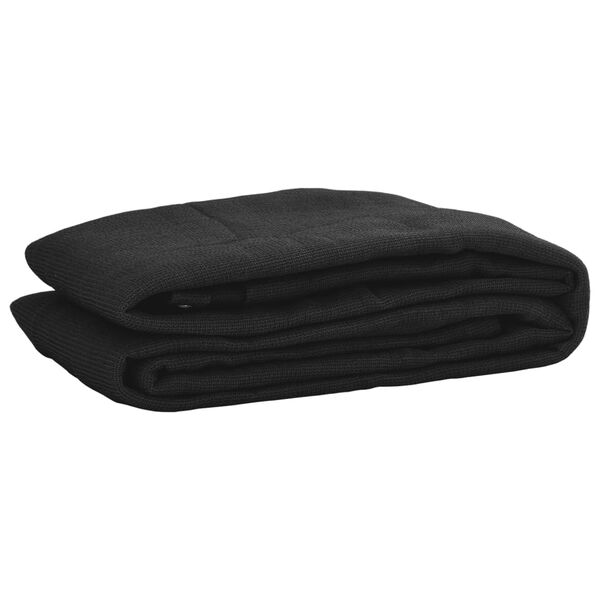 vidaXL Aanhangwagennet 1,5x2,7 m HDPE zwart