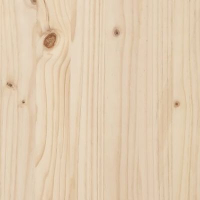 vidaXL Wandhoofdbord 159,5x3x60 cm massief grenenhout