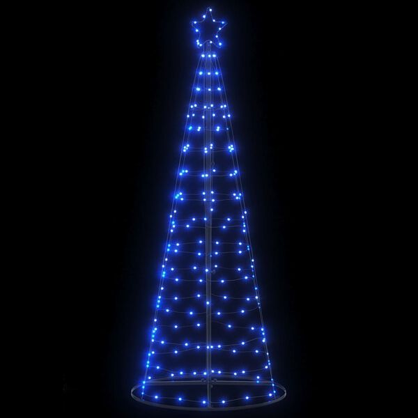 vidaXL LED-kerstboom 200 LEDs 180 cm blauw