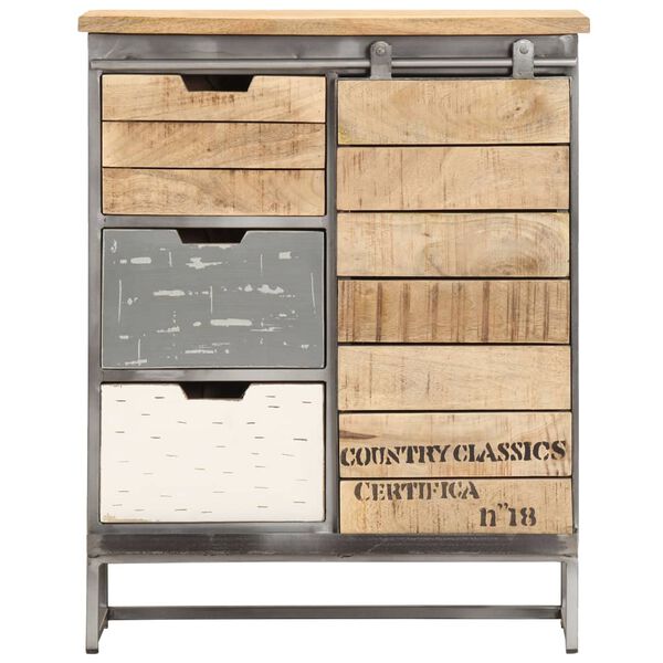 vidaXL Dressoir 60x30x70 cm massief mangohout