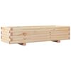 vidaXL Plantenbak 110x40x26,5 cm massief grenenhout