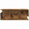 vidaXL Wandkast 80x20x30 cm bewerkt hout oud houtkleurig