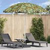 vidaXL Strandparasol Groen 263 x 263 x 272 cm Polyester en Metaal