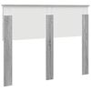 vidaXL Hoofdbord Grijs Sonoma 120 cm Bewerkt hout