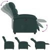 vidaXL Relaxfauteuil donkergroene stof