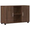 vidaXL Dressoir Bruin Eiken 88,5 x 30,5 x 55,5 cm Bewerkt hout