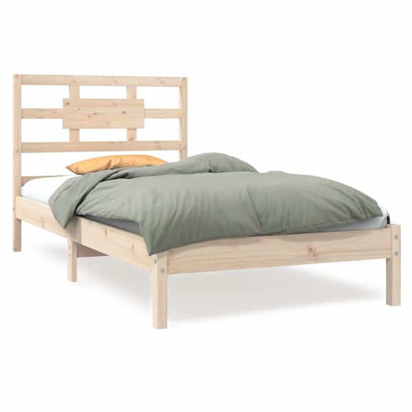 vidaXL Bedframe massief hout 90x200 cm