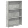 vidaXL Badkamer wandkast Beton Grijs 40 x 10 x 60,5 cm