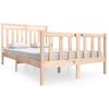 vidaXL Bedframe massief hout 120x190 cm