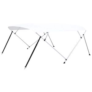 vidaXL Biminitop 4-boogs 243x(230-244)x137 cm wit