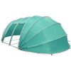vidaXL Zwembad Tent Koepel 640 x 432 x 205 cm Zeegroen