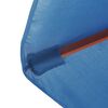 vidaXL Parasol met houten paal 350 cm blauw