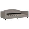 vidaXL Slaapbank 100x200 cm stof taupe