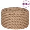 vidaXL Touw 20 mm 100 m 100% jute