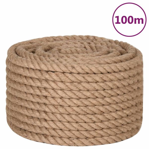 vidaXL Touw 20 mm 100 m 100% jute