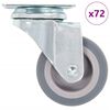 vidaXL 72 st Zwenkwielen 50 mm