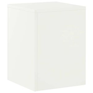 vidaXL Plantenstandaard Wit 30 x 30 x 40 cm Staal