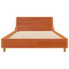 vidaXL Bedframe zonder matras massief grenenhout wasbruin 75x190 cm
