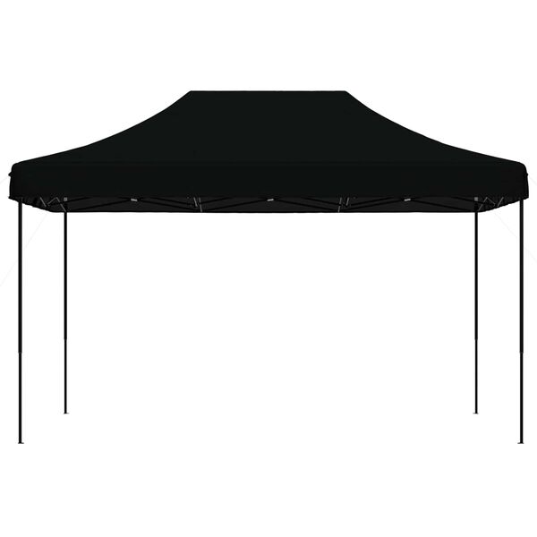 vidaXL Partytent inklapbaar pop-up 440x292x315 cm zwart