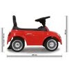 JAMARA Duwauto Fiat 500 rood