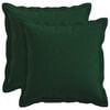 vidaXL Kussensloop 2 pcs HOUTEN Donkergroen 35 x 35 cm Faux Linnen