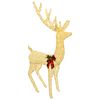 vidaXL 3D Kerst Rendier LOVIISA 250 LED's Warmwit 96 x 40 x 180 cm
