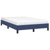 vidaXL Bedframe zonder matras 120x190 cm stof blauw