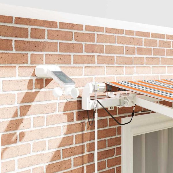 vidaXL Inklapbaar Zonnescherm Multikleur 300 x 250 cm