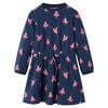 vidaXL Kinderjurk 116 marineblauw