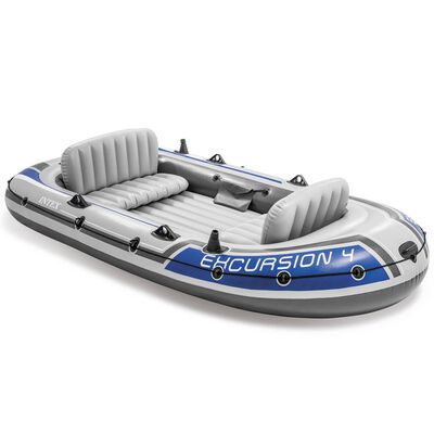 Intex Opblaasboot Excursion 4 met roeispanen en pomp