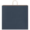vidaXL Papieren zakken 50 st met hengsels 54x15x49 cm blauw