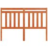 vidaXL Hoofdbord 135 cm massief grenenhout wasbruin