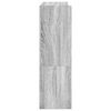vidaXL Schoenenrek 80x25x81 cm bewerkt hout grijs sonoma eikenkleur
