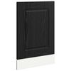 vidaXL Vaatwasserpaneel Kalmar Zwart Eiken 45 x 1,5 x 57 cm