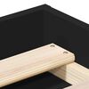 vidaXL Bedframe zwart 200x200 cm