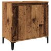 vidaXL Wastafelkast 58x33x60 cm bewerkt hout oud houtkleurig