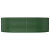 vidaXL Verhoogde tuinbak groen 212x140x68 cm gegalvaniseerd staal