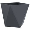 vidaXL Plantenbak Antraciet 50 x 50 x 50 cm Staal