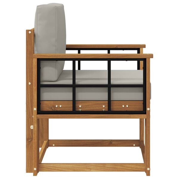 vidaXL Tuinbank Massief Acaciahout en Polyester